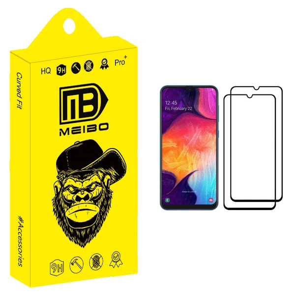 محافظ صفحه نمایش میبو مدل +HD مناسب برای گوشی موبایل سامسونگ Galaxy A50 بسته دو عددی