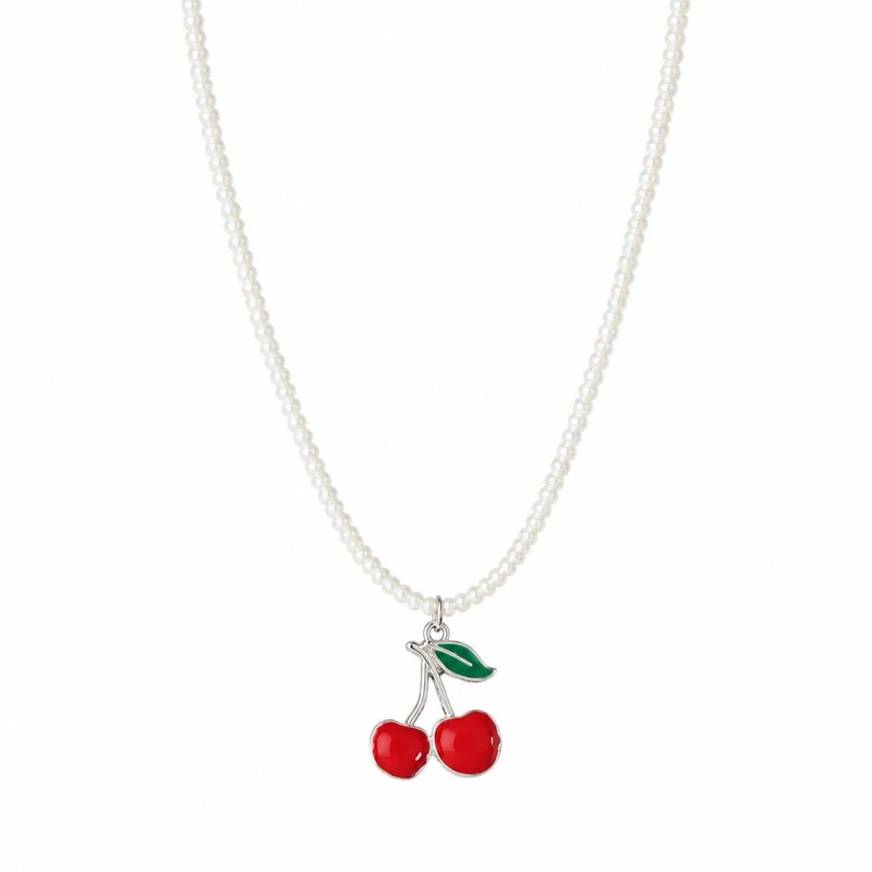 گردنبند زنانه پلاک جدا شونده گالری شادونه مدل Cherry
