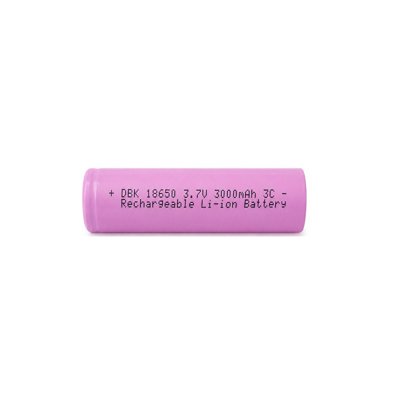 باتری لیتیومی قابل شارژ دی بی کی  مدل DBK 18650 3000mAh 3c 3.7V LI-ION ظرفیت 3000 میلی آمپر ساعت
