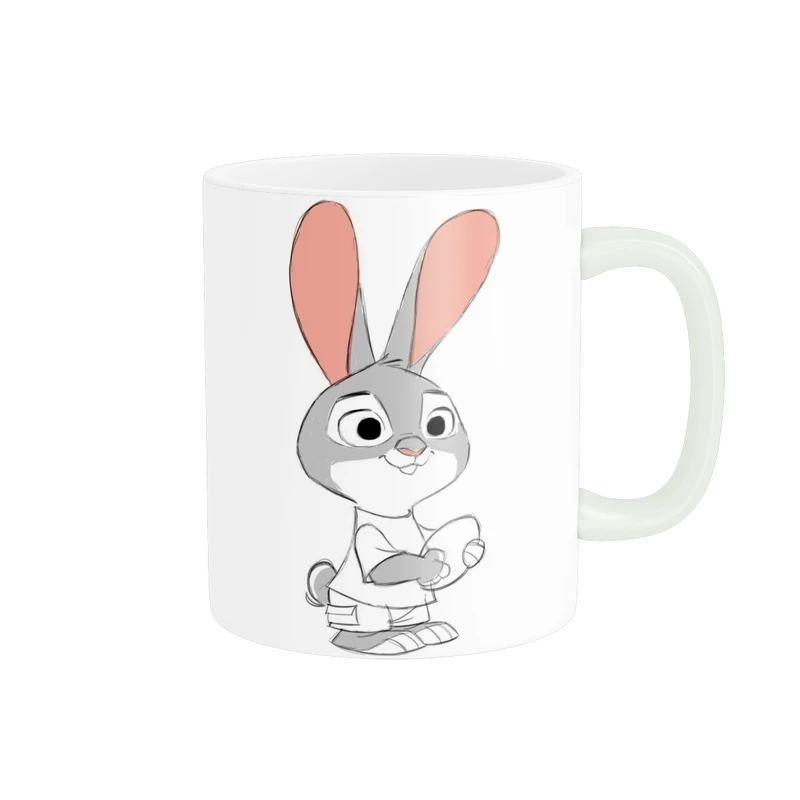 ماگ پاد آفرین طرح خرگوشی کد 1667