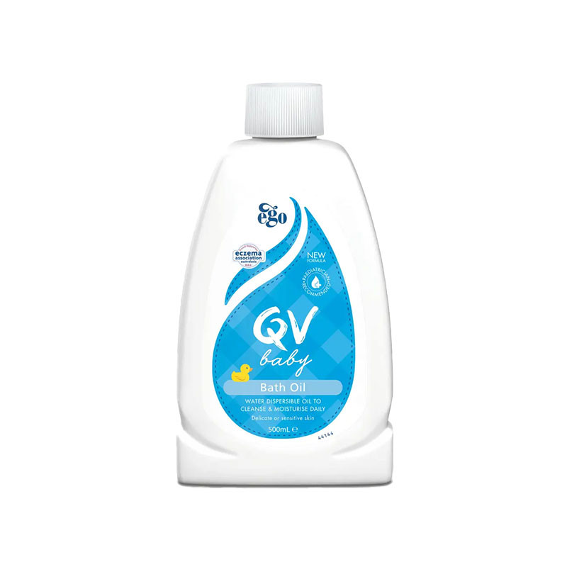 روغن بدن کودک کیووی مدل Bath oil حجم 500 میلی لیتر