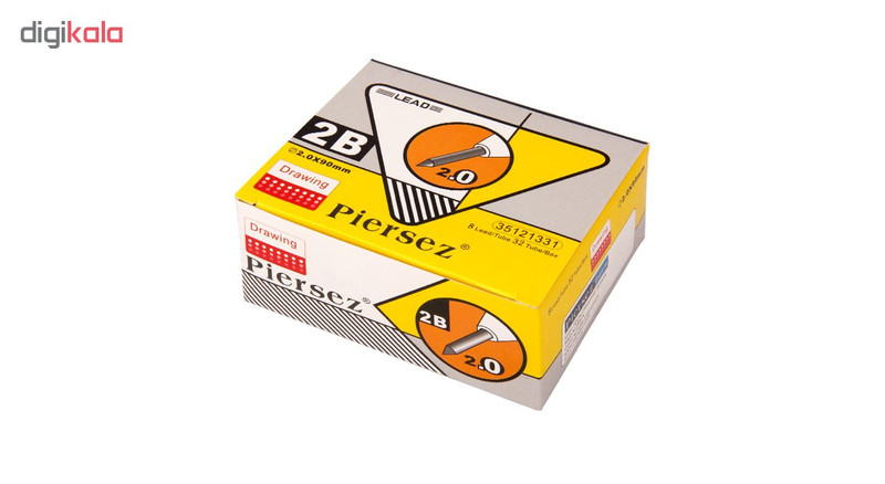 نوک مداد نوکی پییرسز کد PZW0139 قطر 2 میلی متر بسته 32 عددی نوک مداد نوکی پییرسز کد PZW0139 قطر 2 میلی متر بسته 32 عددی