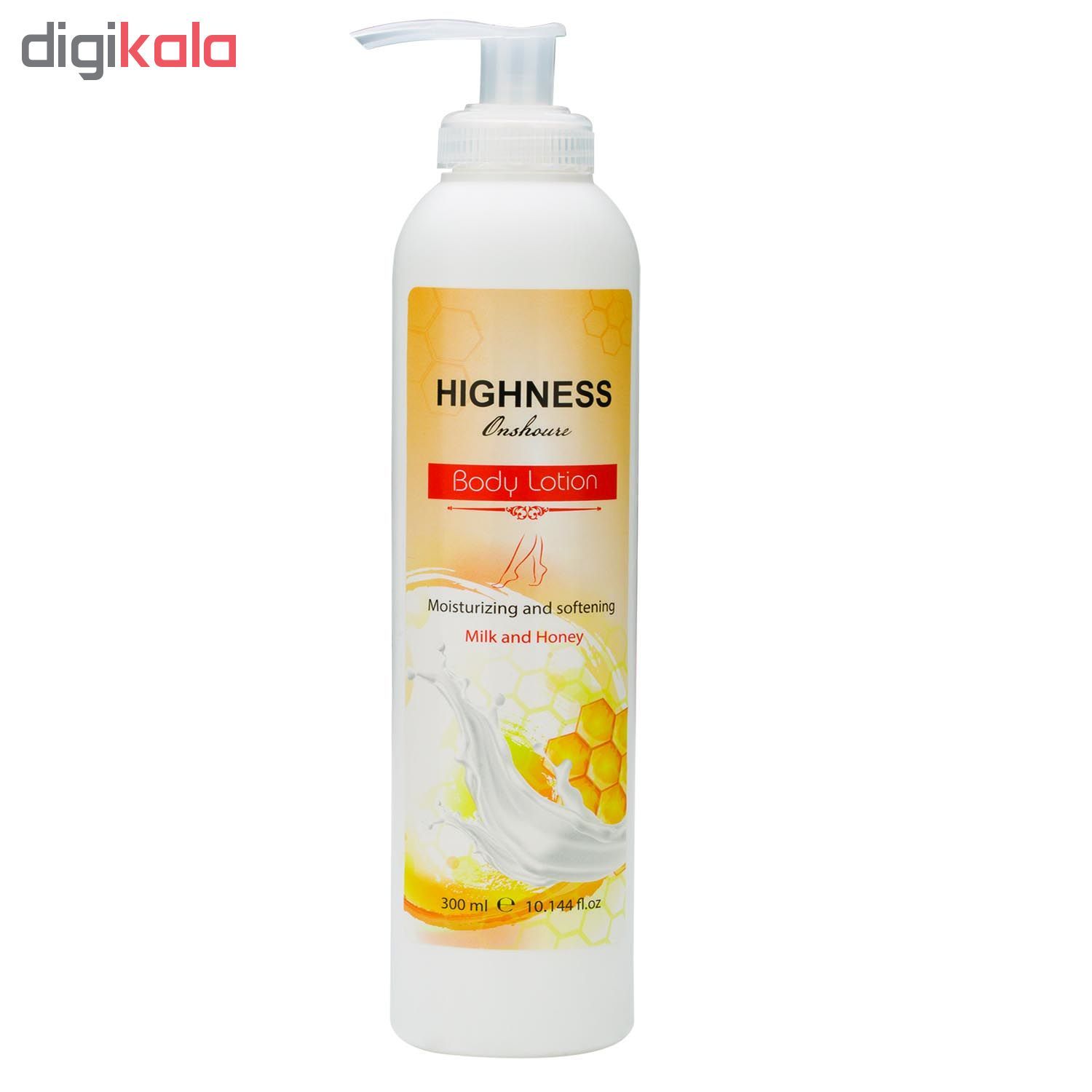 لوسیون بدن انشور هاینس مدل Milk & Honey حجم 300 میلی لیتر -  - 2