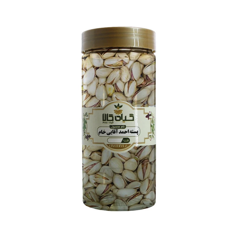 پسته احمد آقایی خام گیاه کالا - 50 گرم