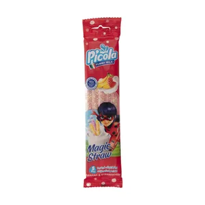 نی شیر پیکولا با طعم توت فرنگی و موز - 30 گرم بسته 5 عددی	