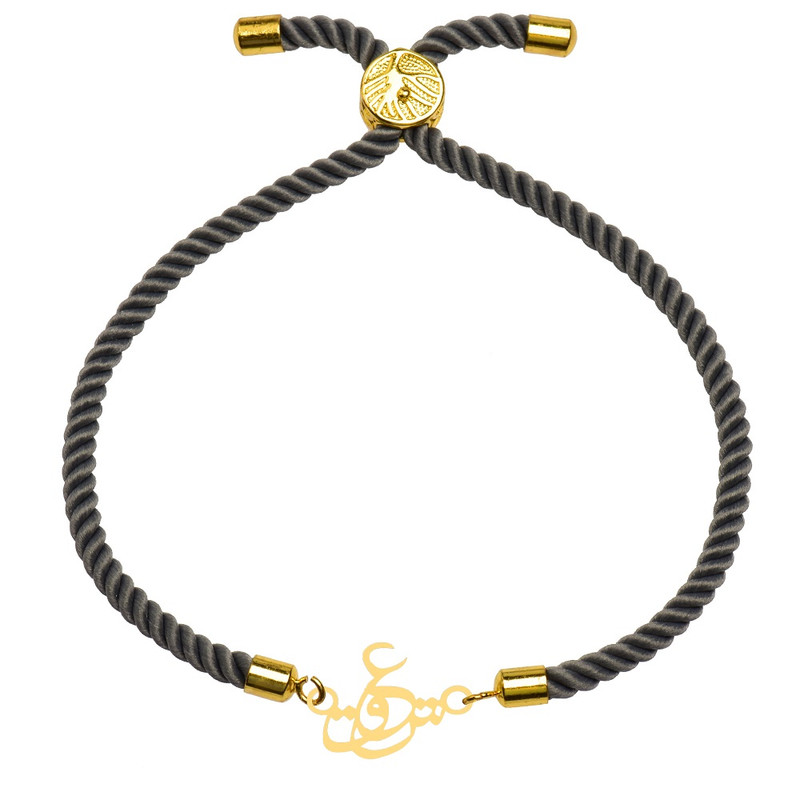 دستبند طلا 18 عیار زنانه کرابو طرح عشق مدل kr101835