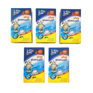 پودر جرمگیر کتری و سماور ملیکا مدل Fast بسته 5 عددی
