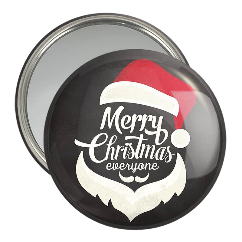 آینه جیبی خندالو مدل کریسمس Christmas  کد 22174