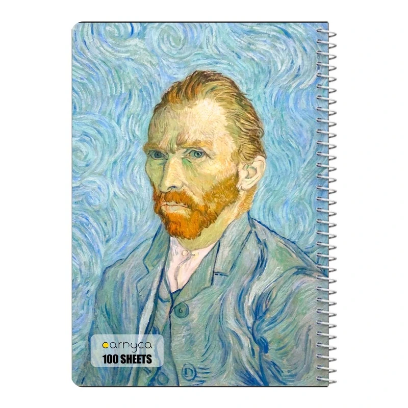 دفتر مشق 100 برگ سیمی کارنیکا طرح نقاشی های ون گوگ Van Gogh Paintings کد 45524