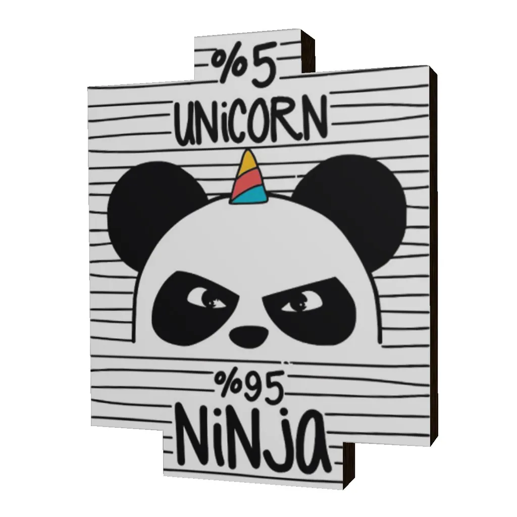 استیکر چوبی  بانیبو مدل Unicorn04