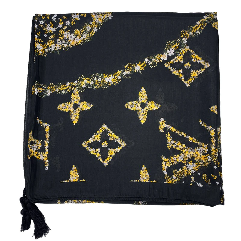 روسری زنانه مدل گل دار