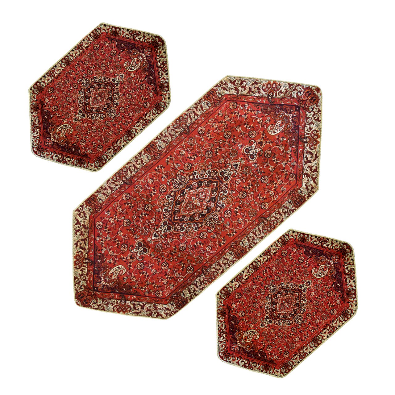 ست سه تیکه ترمه ابریشم آپادانا مدل دو