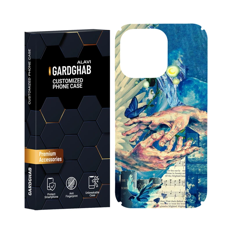 کاور گارد قاب مدل هنری مناسب برای گوشی موبایل اپل iPhone 13 pro