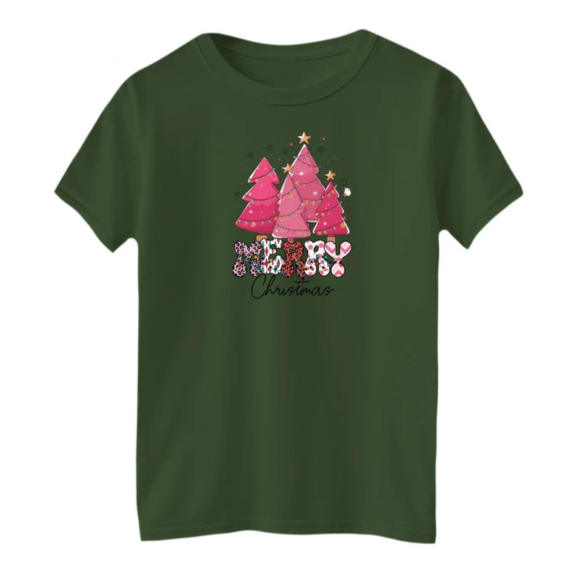 تی شرت آستین کوتاه بچگانه مدل کریسمسی کد011