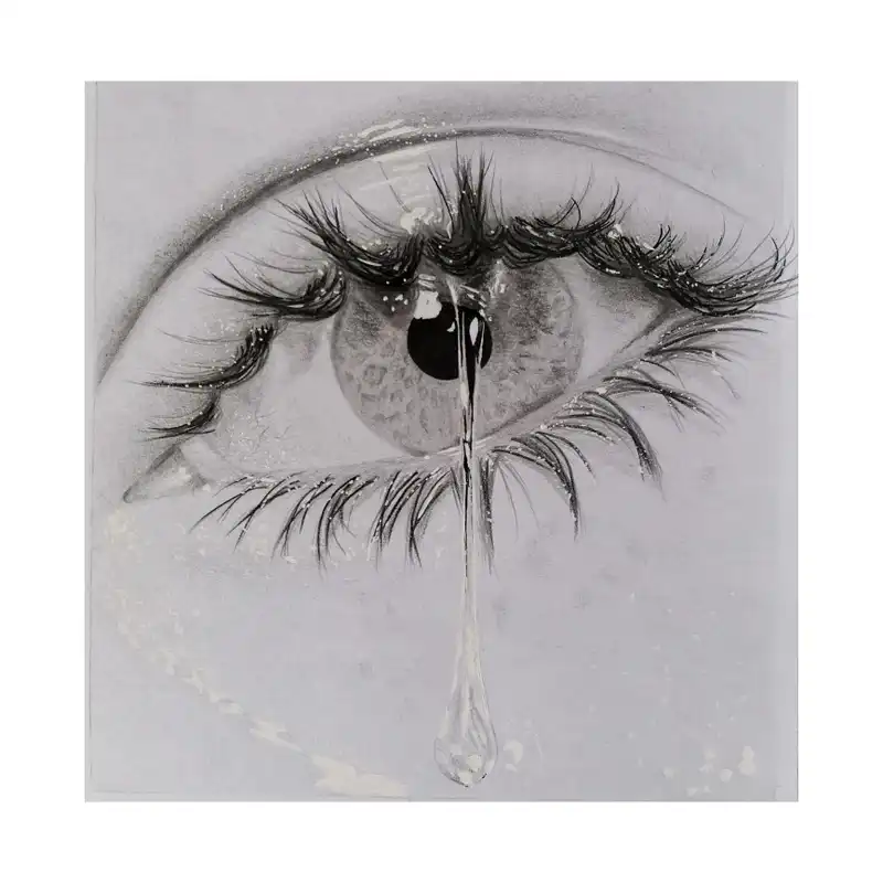 نقاشی سیاه قلم طرح چشم کد 25