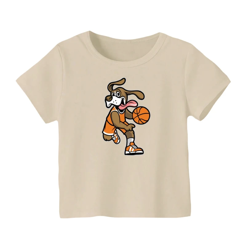 تی شرت آستین کوتاه بچگانه مدل سگ کد ۱۱