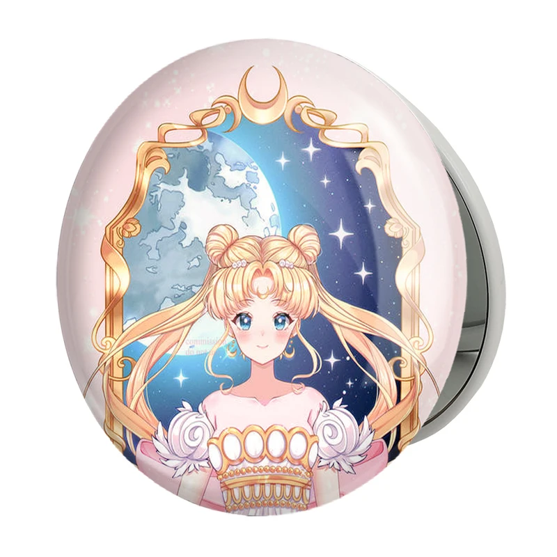 آینه جیبی خندالو طرح اوساگی تسوکینو انیمه سیلور مون Sailor Moon مدل تاشو کد 17439 