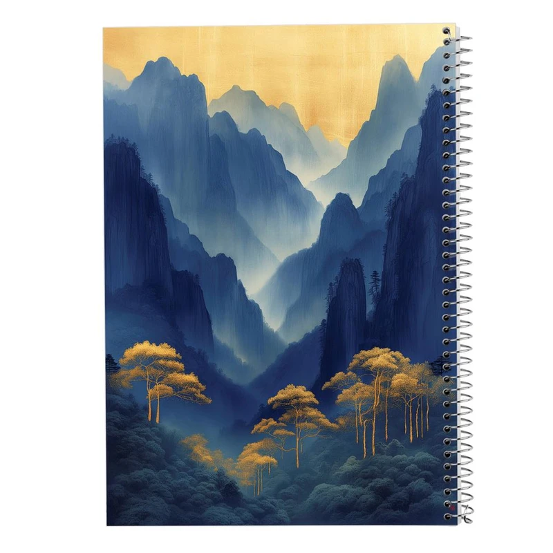 دفتر شطرنجی 50 برگ مدوپد طرح طبیعت کد DF15371