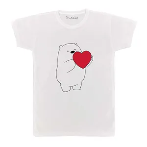 تی شرت بچگانه پرمانه طرح خرس های کله فندقی کد pmt.5535