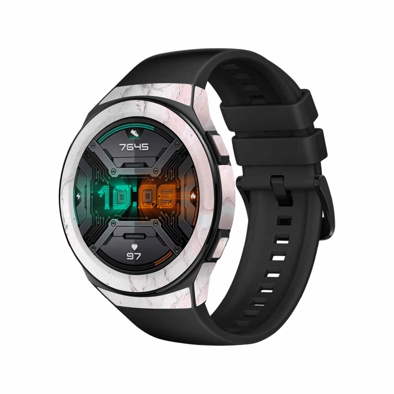  برچسب ماهوت طرح Blanco-Pink-Marble مناسب برای ساعت هوشمند هوآوی Watch GT 2e