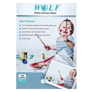 Wolf 150 G Glossy Photo Paper  Size A4