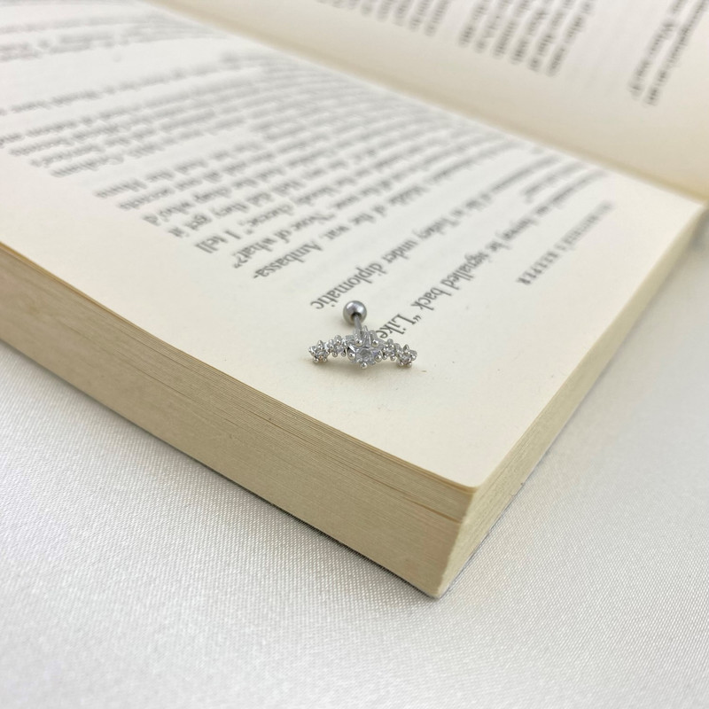 پیرسینگ گوش زنانه مدل ستاره کد P4410