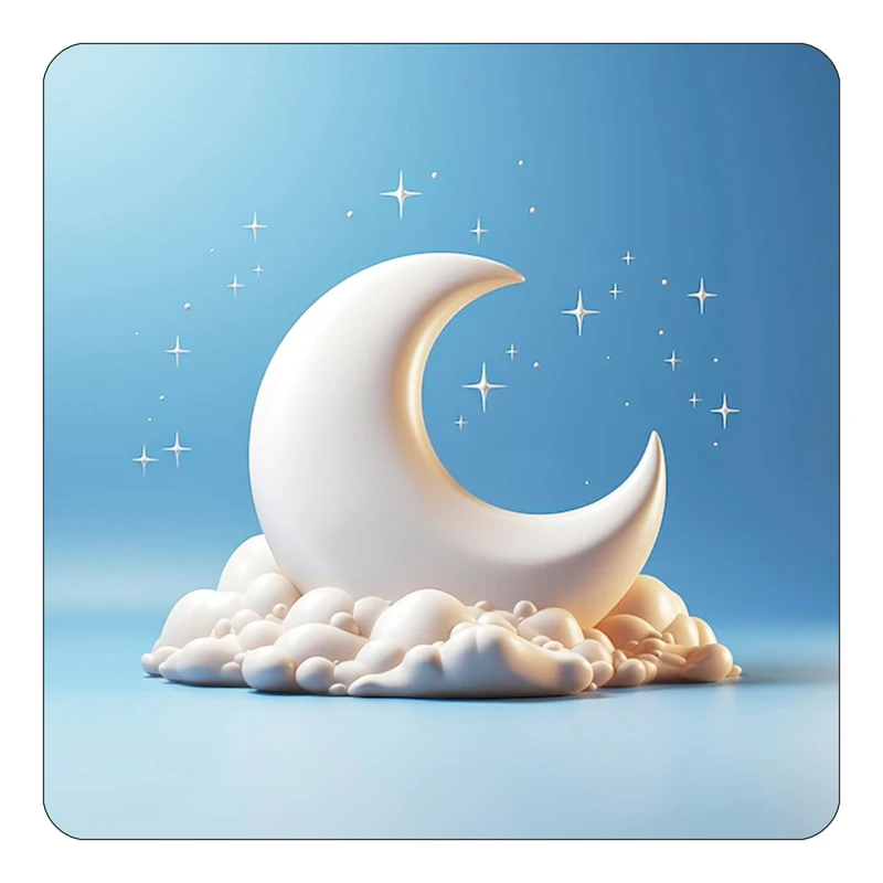 مگنت کاکتی طرح ماه و ستاره مدل mp52058