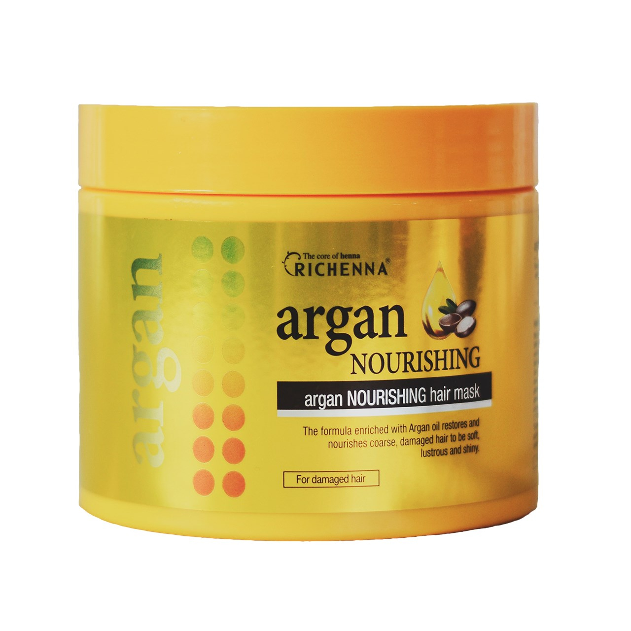 ماسک مو تقویت کننده آرگان ریچنا مدل Argan Nourishing حجم 500 میلی لیت