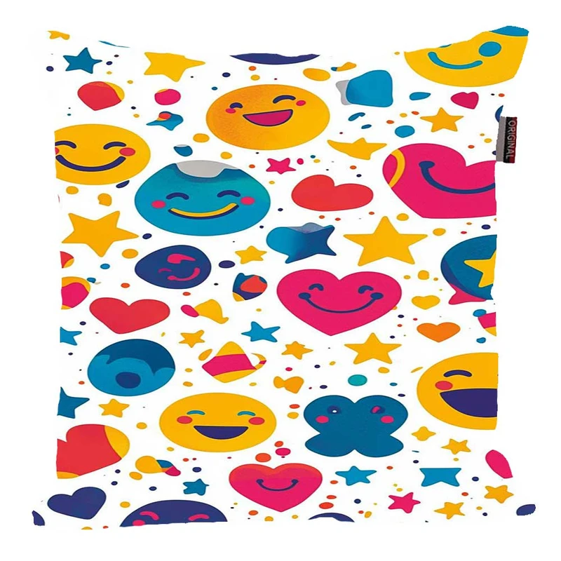 کوسن پاد آفرین مدل فانتزی طرح قلب و ستاره کد p92