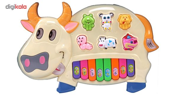 اسباب بازی آموزشی ارگ موزیکال طرح حیوانات مدل Happy Cow اسباب بازی آموزشی ارگ موزیکال طرح حیوانات مدل Happy Cow