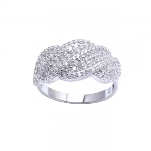 انگشتر نقره زنانه مدل halazuni-001