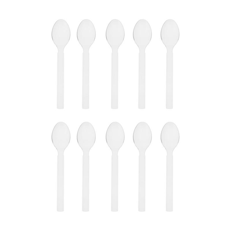 قاشق یکبار مصرف پلاستیک صیادی مدل L285 بسته 10 عددی