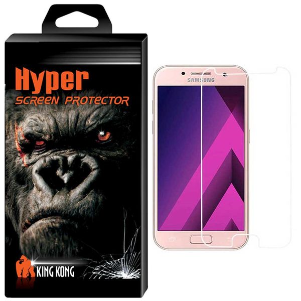 محافظ صفحه نمایش شیشه ای کینگ کونگ مدل Hyper Protector مناسب برای گوشی سامسونگ گلکسی A5 2017/A520 محافظ صفحه نمایش شیشه ای کینگ کونگ مدل Hyper Protector مناسب برای گوشی سامسونگ گلکسی A5 2017/A520