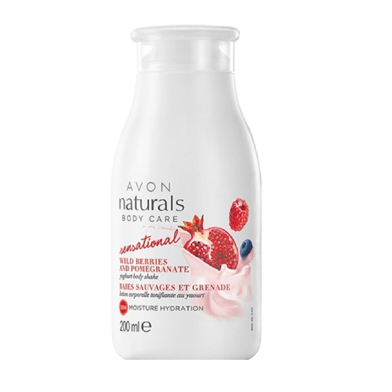 لوسیون بدن آون مدل Avon Naturals Yogurt and Pomegranate Body Lotion حجم 200 میلی لیتر