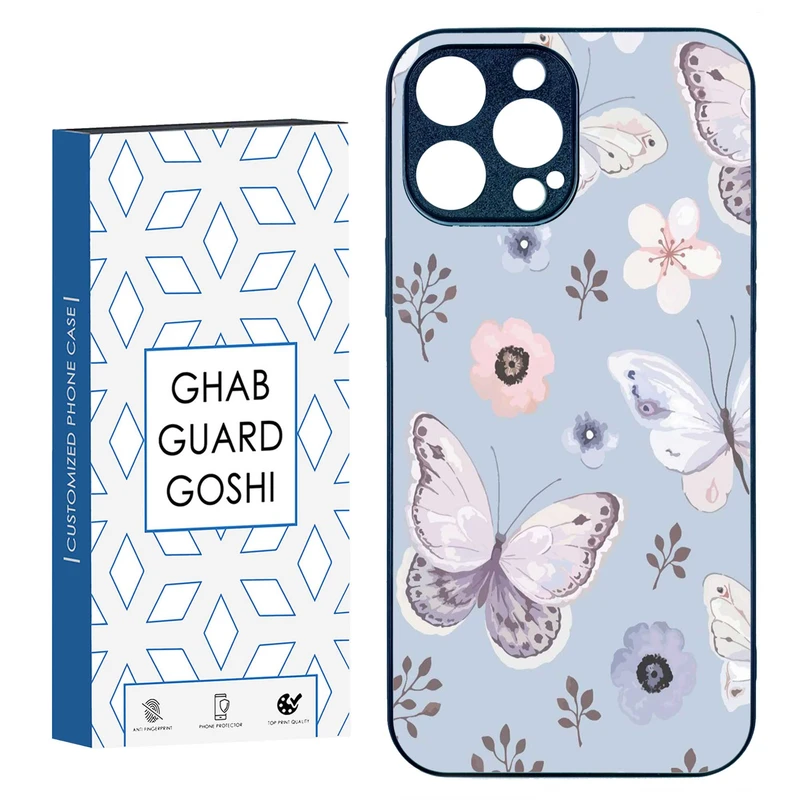 کاور قاب گارد گوشی طرح پروانه  کد TPU-004 مناسب برای گوشی موبایل اپل IPHONE 15 PRO MAX