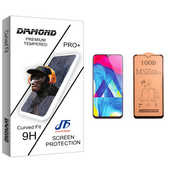 محافظ صفحه نمایش سرامیکی جی اف مدل Diamond glass مناسب برای گوشی موبایل سامسونگ Galaxy M10