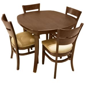 نقد و بررسی میز ناهارخوری و صندلی چوبی اسپرسان چوب مدل SM02 توسط خریداران