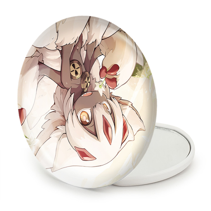 آینه جیبی خندالو طرح فاپوتا انیمه ساخته شده در پرتگاه Made in Abyss مدل تاشو کد 22113 آینه جیبی خندالو طرح فاپوتا انیمه ساخته شده در پرتگاه Made in Abyss مدل تاشو کد 22113