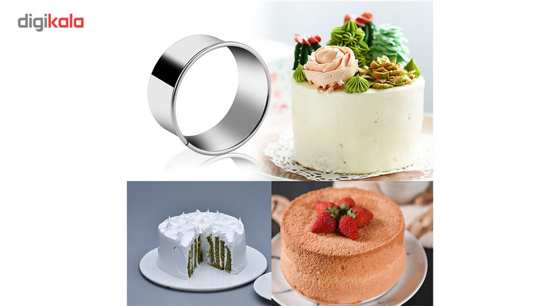 کاتر شیرینی کیک باکس کد 1111 بسته 4 عددی