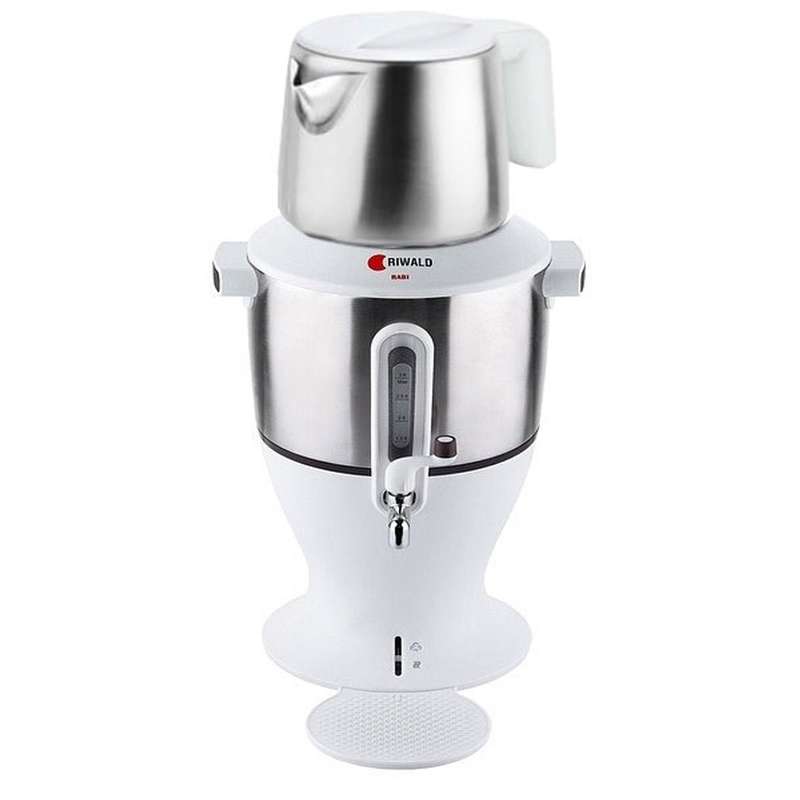 سماور برقی ریوالد مدل Trio کد 800208 به همراه قیچی آشپزخانه چند منظوره کینگ