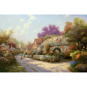 تابلو شاسی چاپ سی طرح توماس کینکد کد 0239