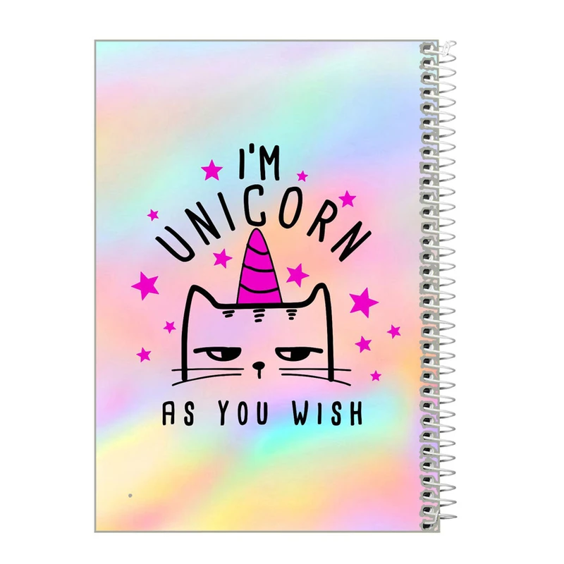 دفتر مشق 100 برگ طرح یونیکورن کد m325