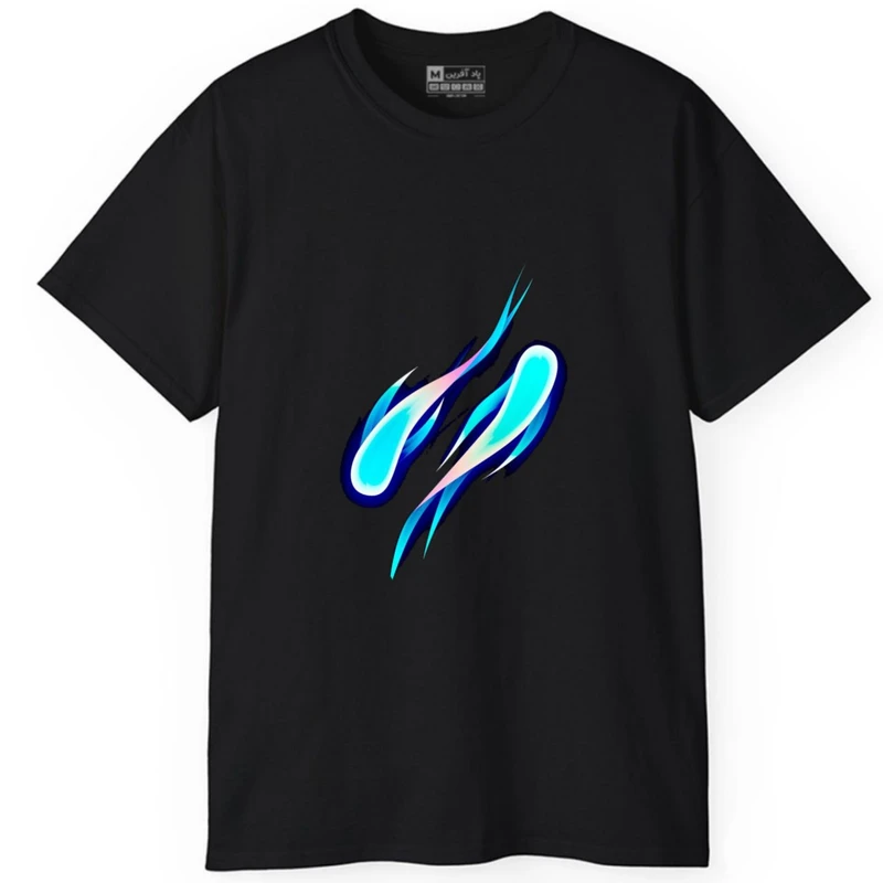 تی شرت آستین کوتاه مردانه پاد آفرین مدل ماهی کد302