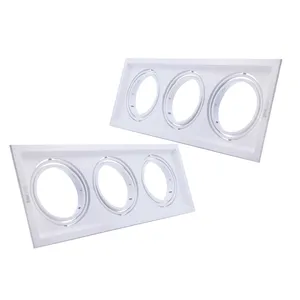 قاب چراغ توکار اکووات مدل AR111 1x3 بسته 2 عددی