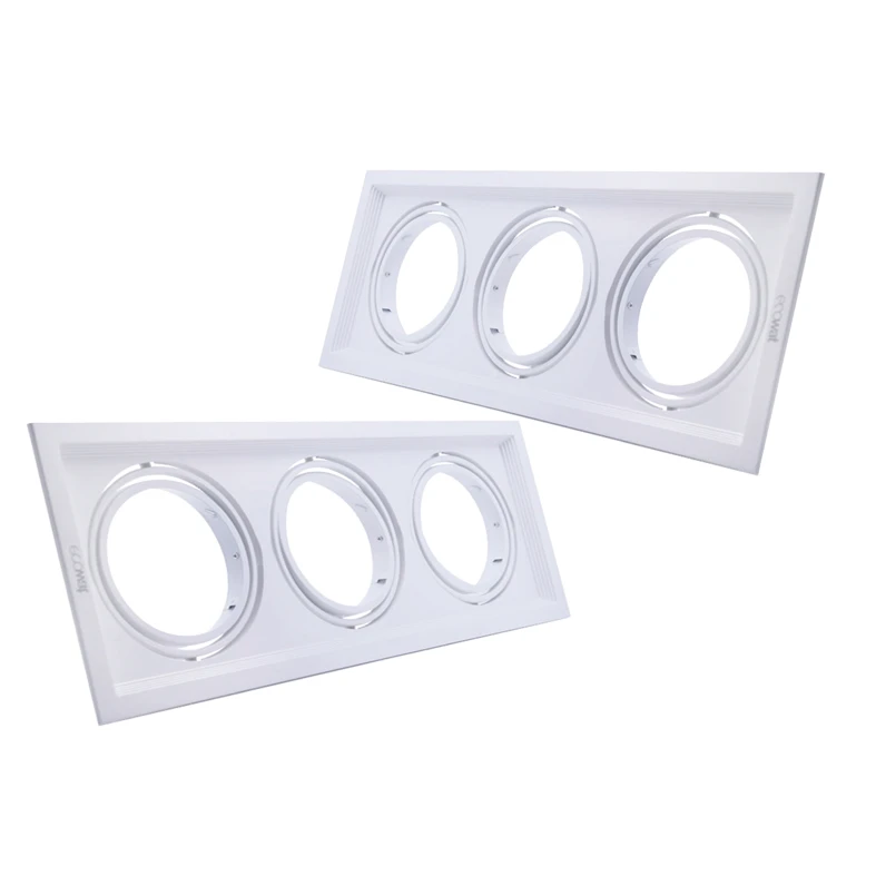 قاب چراغ توکار اکووات مدل AR111 1x3 بسته 2 عددی