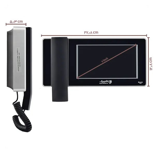 مانیتور دربازکن لمسی الکتروپیک مدل 996Black مانیتور دربازکن لمسی الکتروپیک مدل 996Black