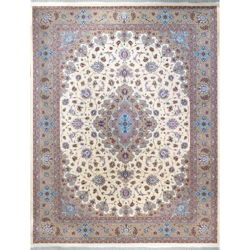 فرش ماشینی افرند کد 24820 زمینه موزی