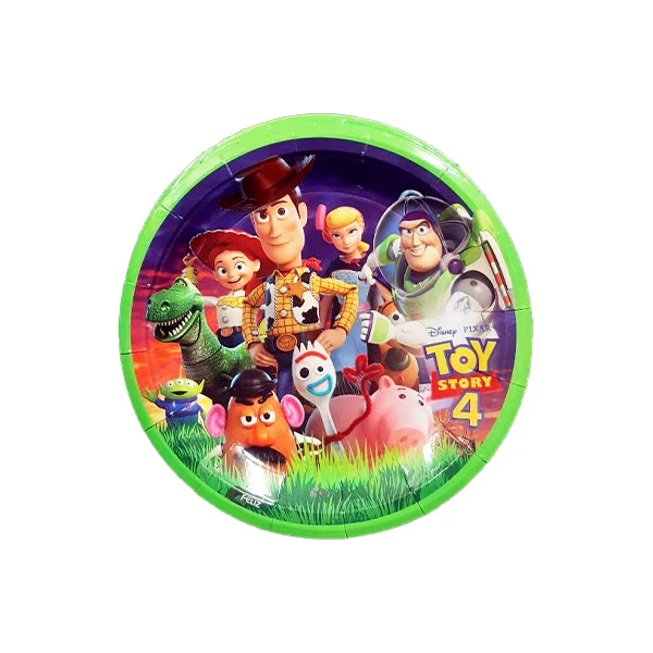 پیش دستی یکبار مصرف مدل داستان اسباب بازی کد ToyStoryPlate1 مجموعه 10 عددی