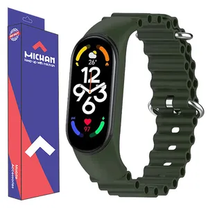 بند ساعت میچان مدل Ocean مناسب برای مچ بند هوشمند شیائومی Mi Band 5/6