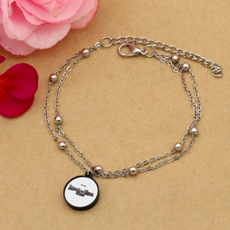 پابند زنانه ناکسیگو مدل شب تاب طرح Attack on Titan کد LB7436